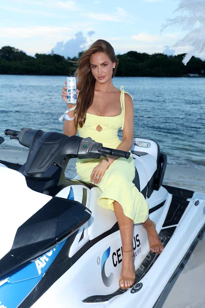 Haley Kalil at Joia Beach Club.